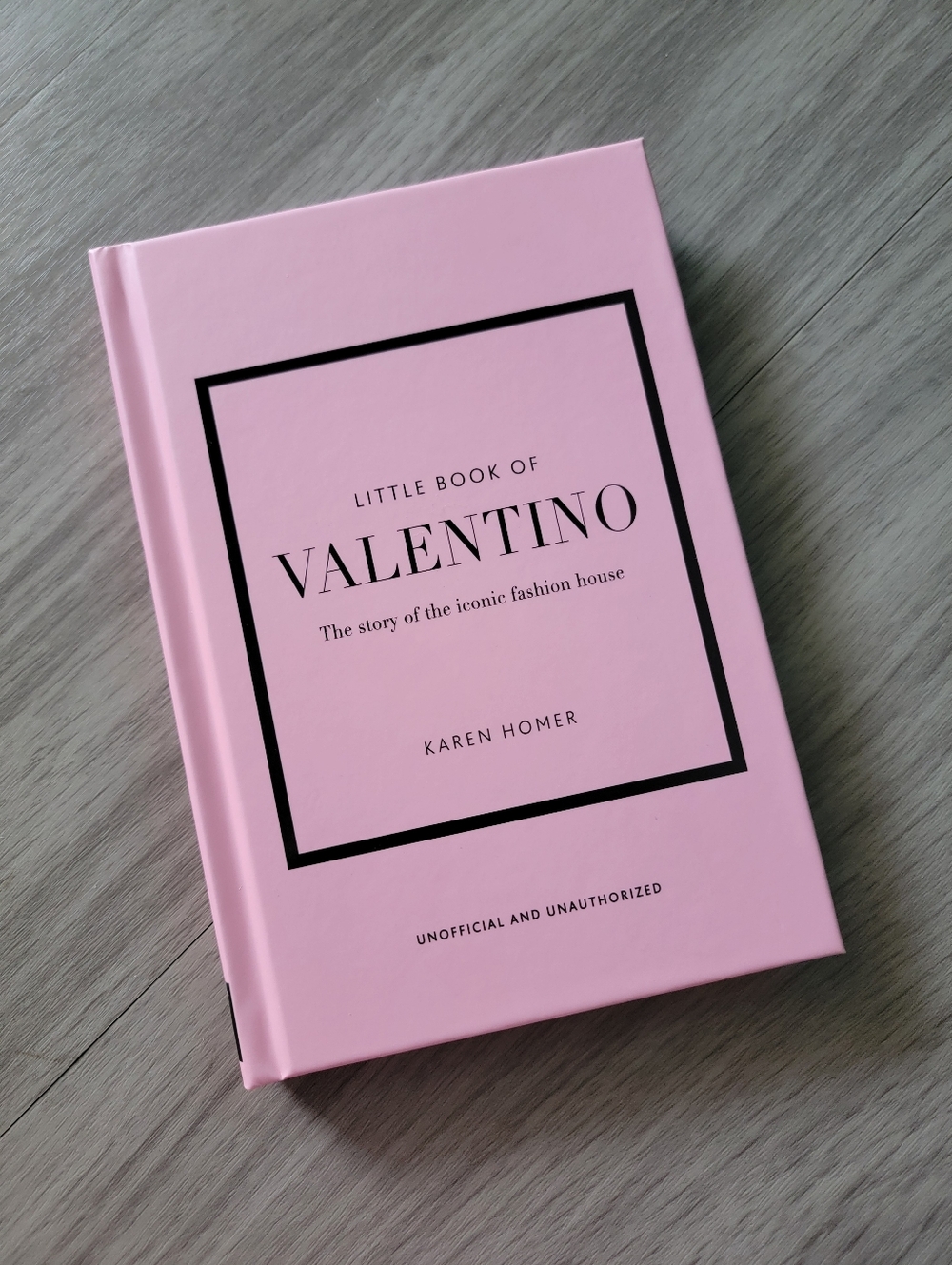Little Book of Valentino - Pink Hardcover Fashion Book Or Decor